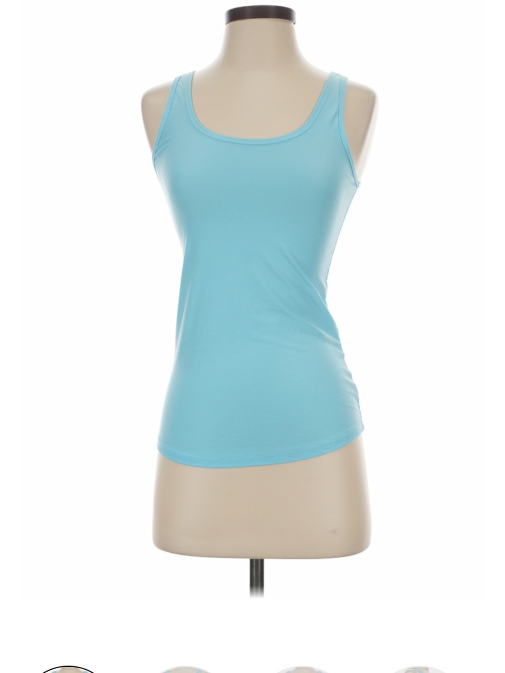 No Boundaries Light Blue Scoop Neck Tank Top
